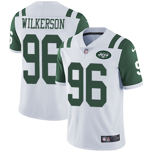 Nike Jets #96 Muhammad Wilkerson White Men's Stitched NFL Vapor Untouchable Limited Jersey